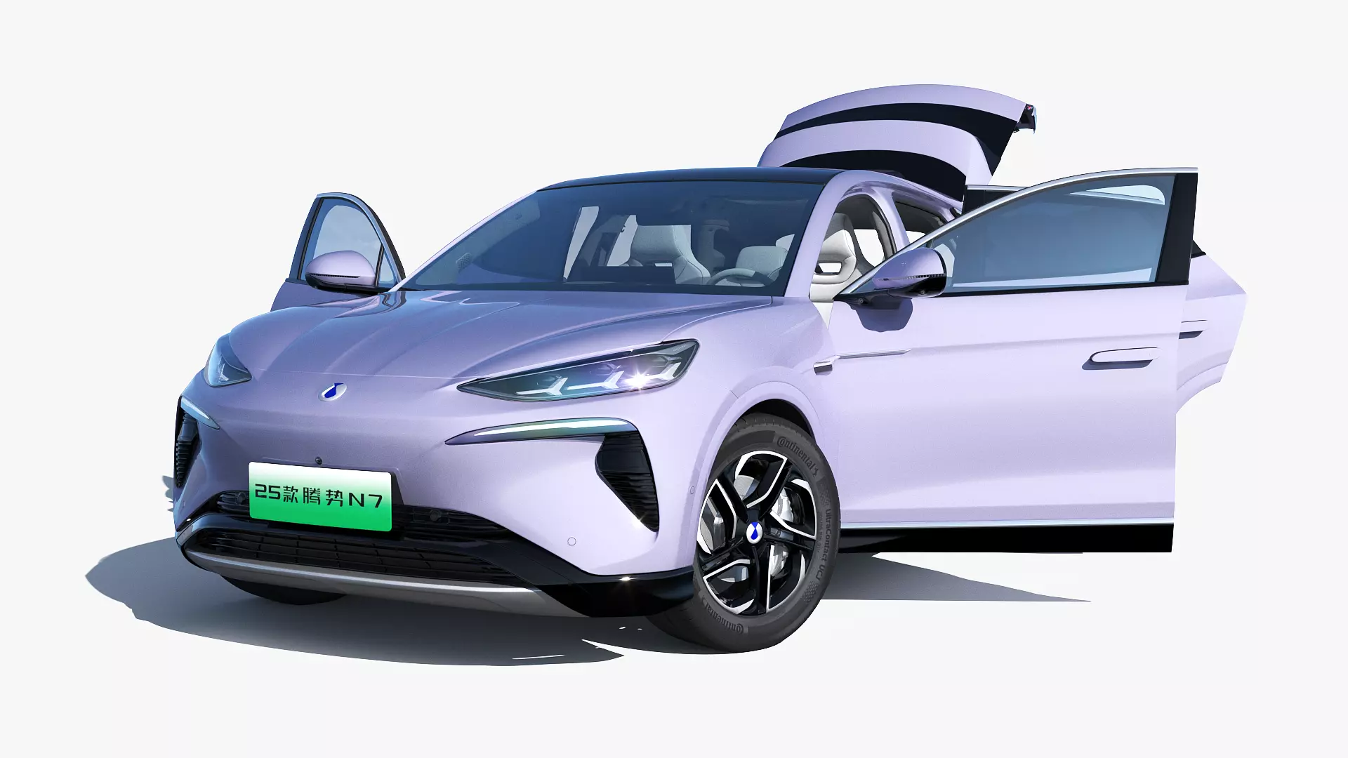 2025 Denza N7 AWD With interior 3D model_6