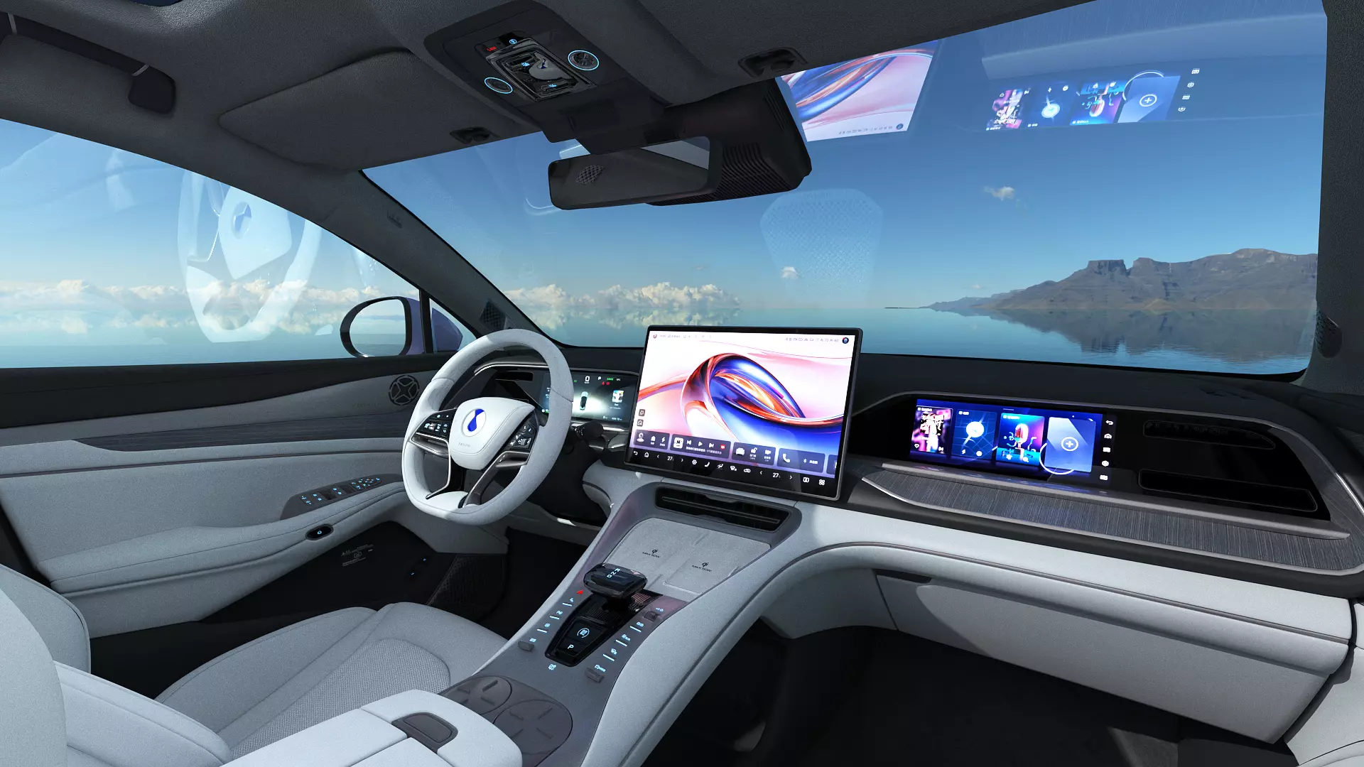 2025 Denza N7 AWD With interior 3D model_10