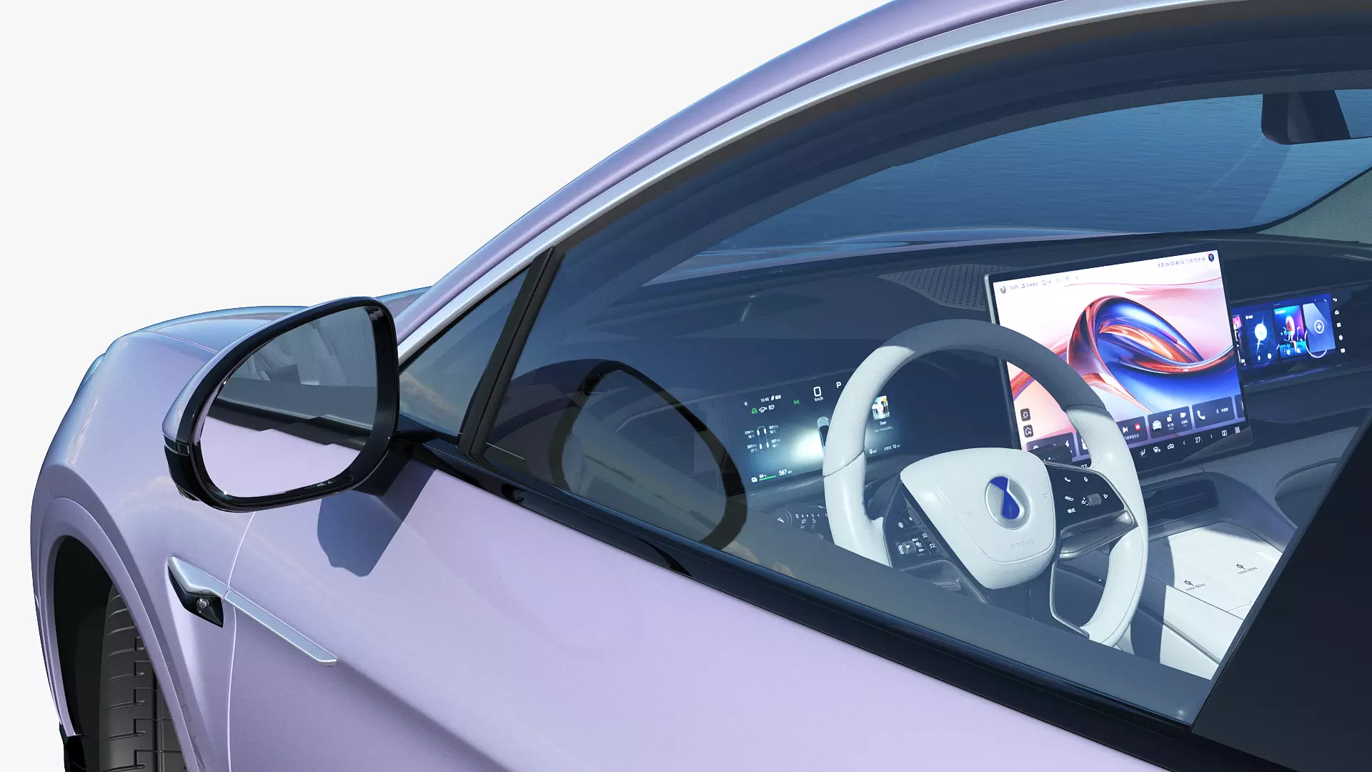 2025 Denza N7 AWD With interior 3D model_7