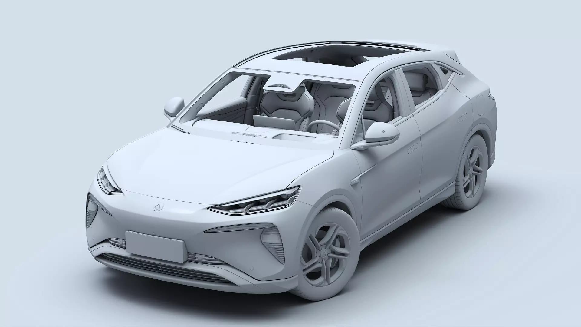 2025 Denza N7 AWD With interior 3D model_18