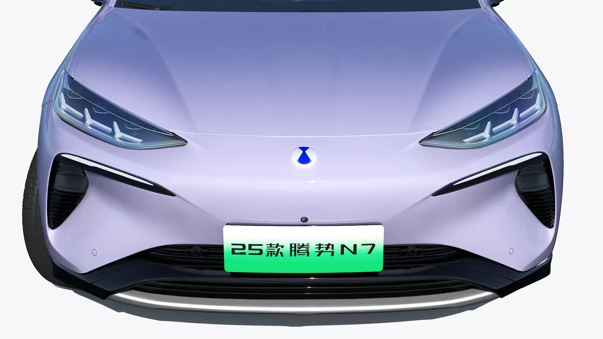 2025 Denza N7 AWD With interior 3D model_4