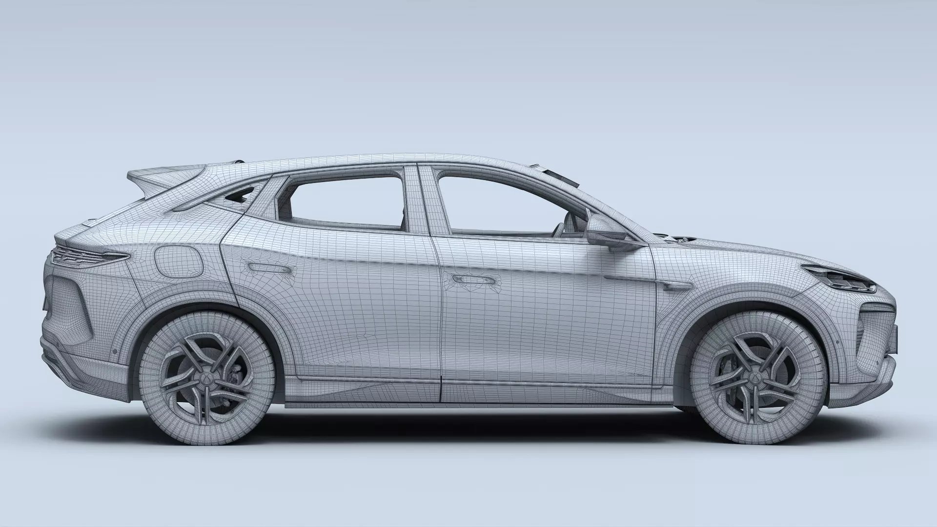 2025 Denza N7 AWD With interior 3D model_43