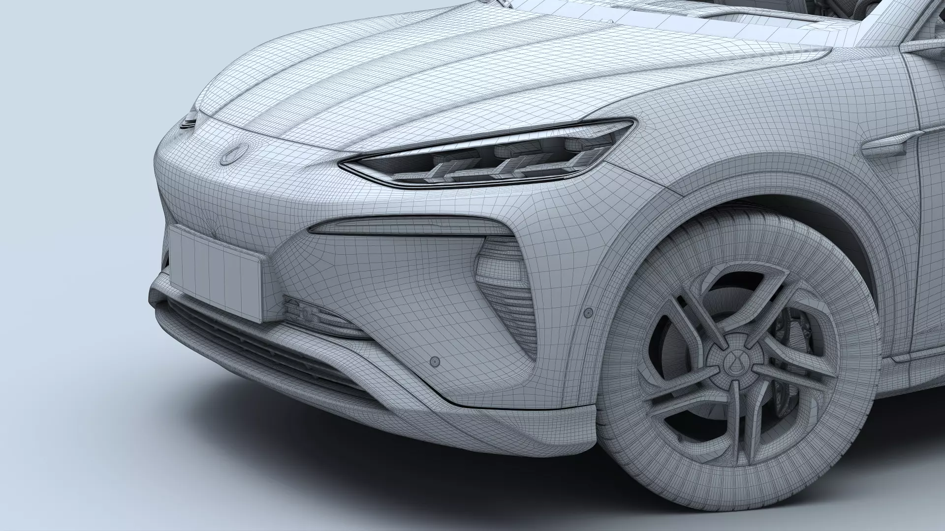 2025 Denza N7 AWD With interior 3D model_23