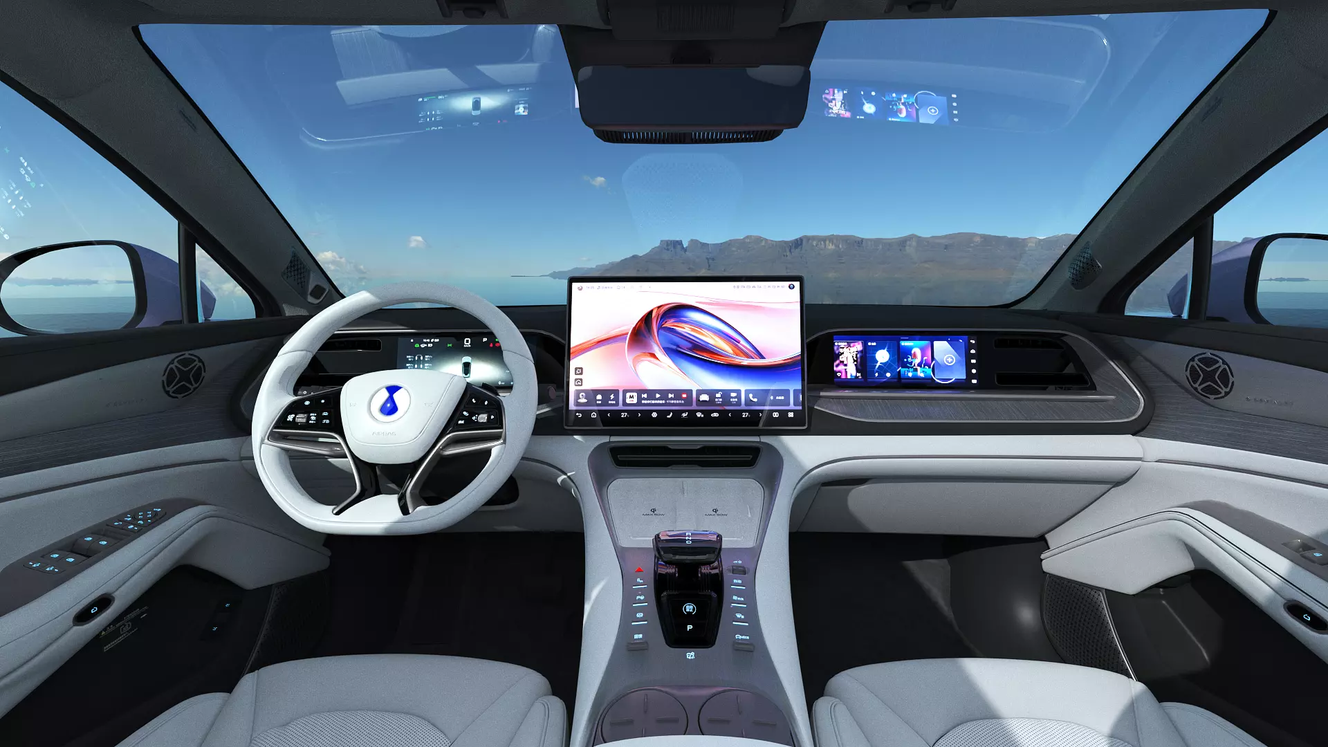 2025 Denza N7 AWD With interior 3D model_9