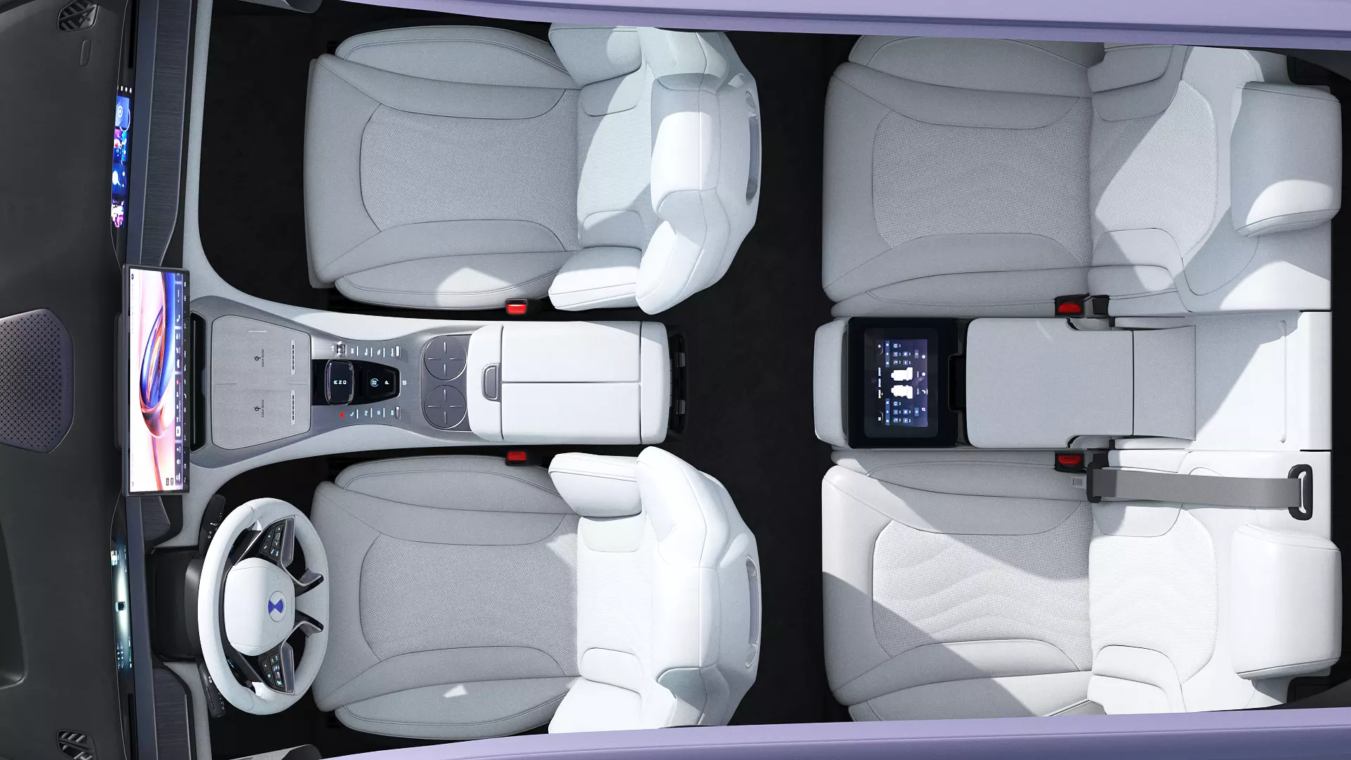 2025 Denza N7 AWD With interior 3D model_13