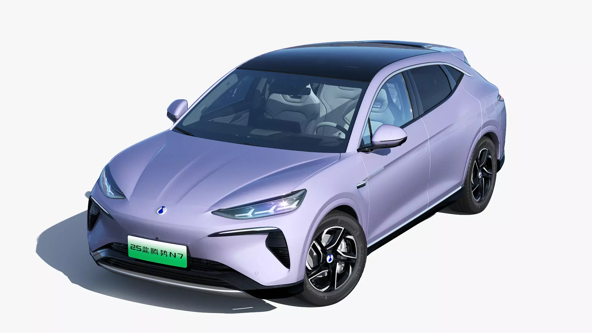 2025 Denza N7 AWD With interior 3D model_1