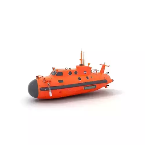 Bright Orange Submarine model pack
