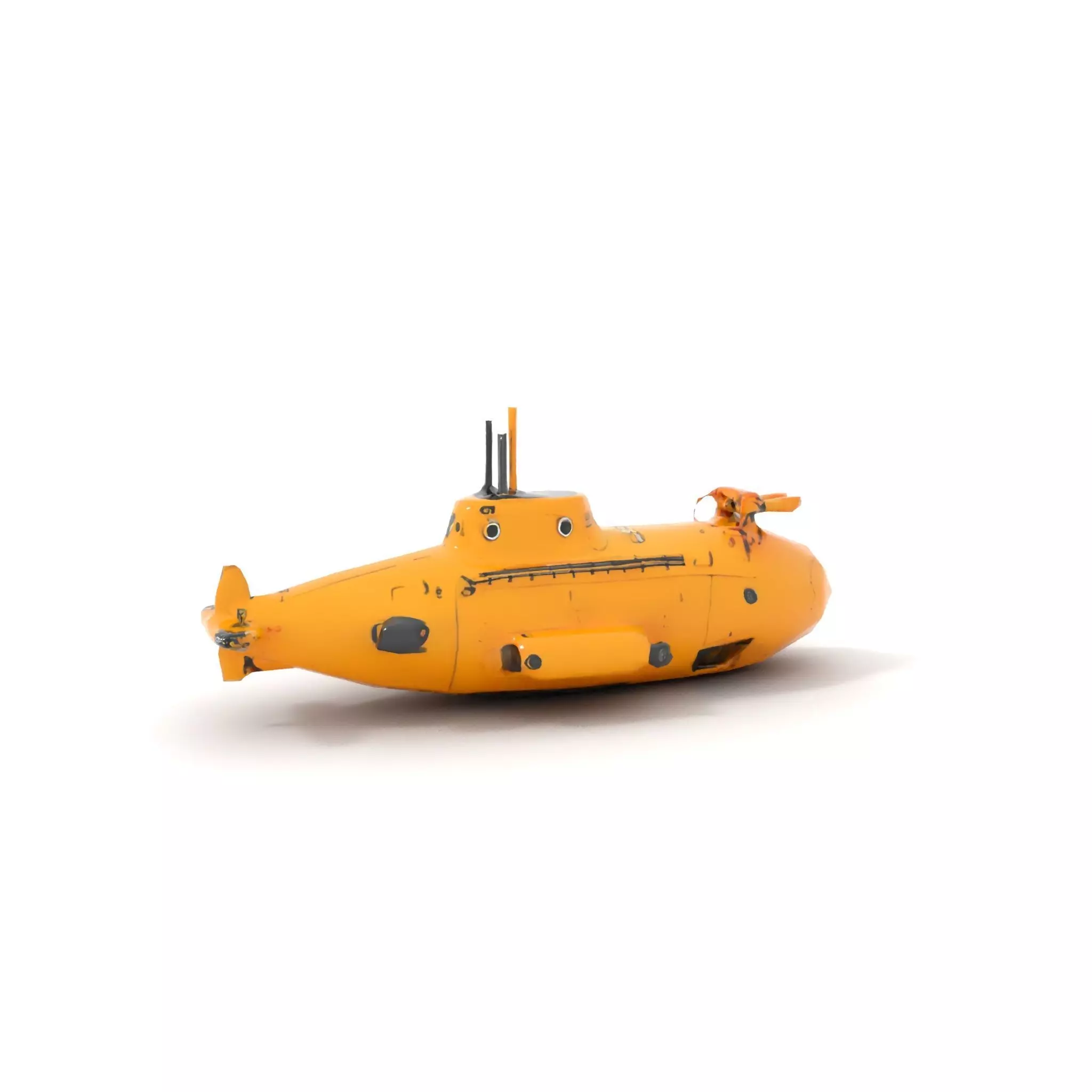 Yellow Submarine model pack Low-poly 3D model_8