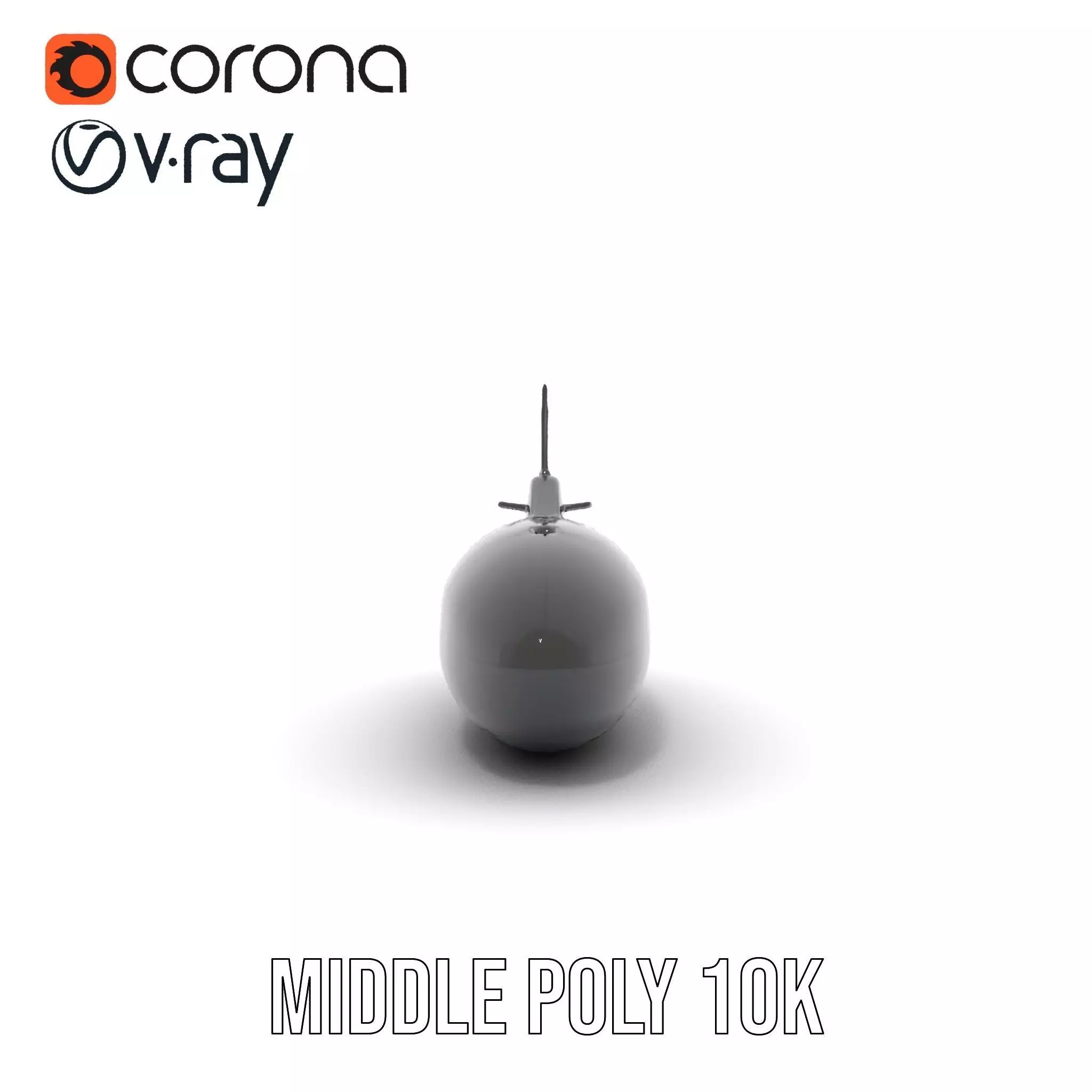 Sleek Submarine model pack Low-poly 3D model_22