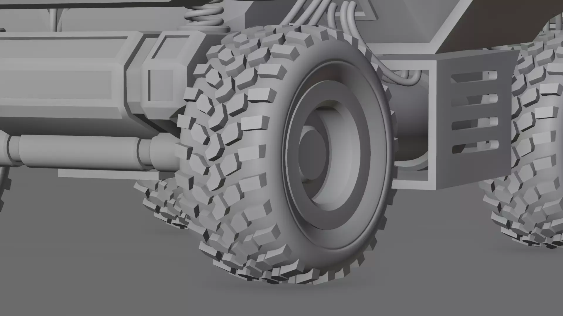 Giant Sci fi vehicle Concept 3D with PBR Texture 3D model_22