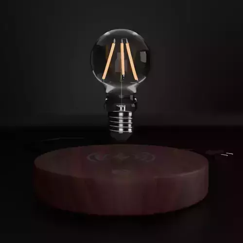 Magnetic floating desk lamp