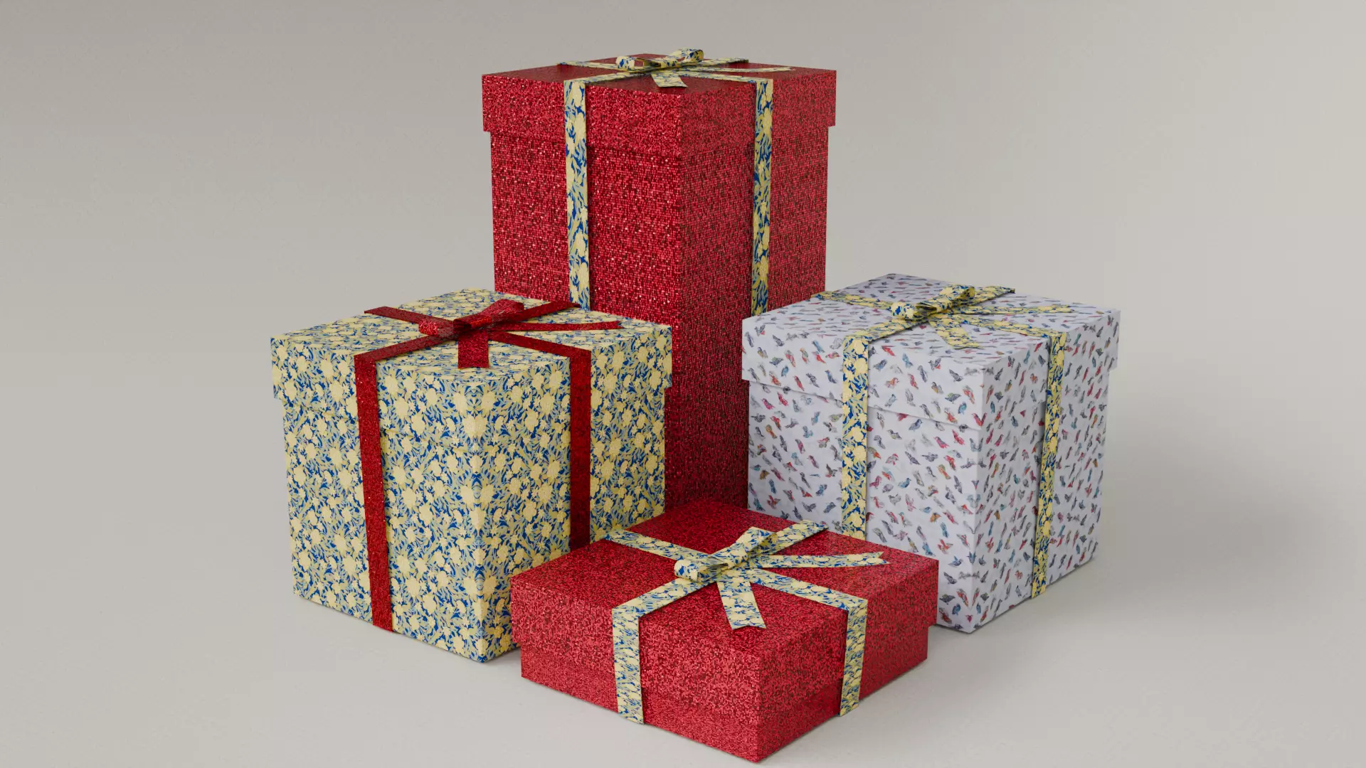 Gift box 3D model