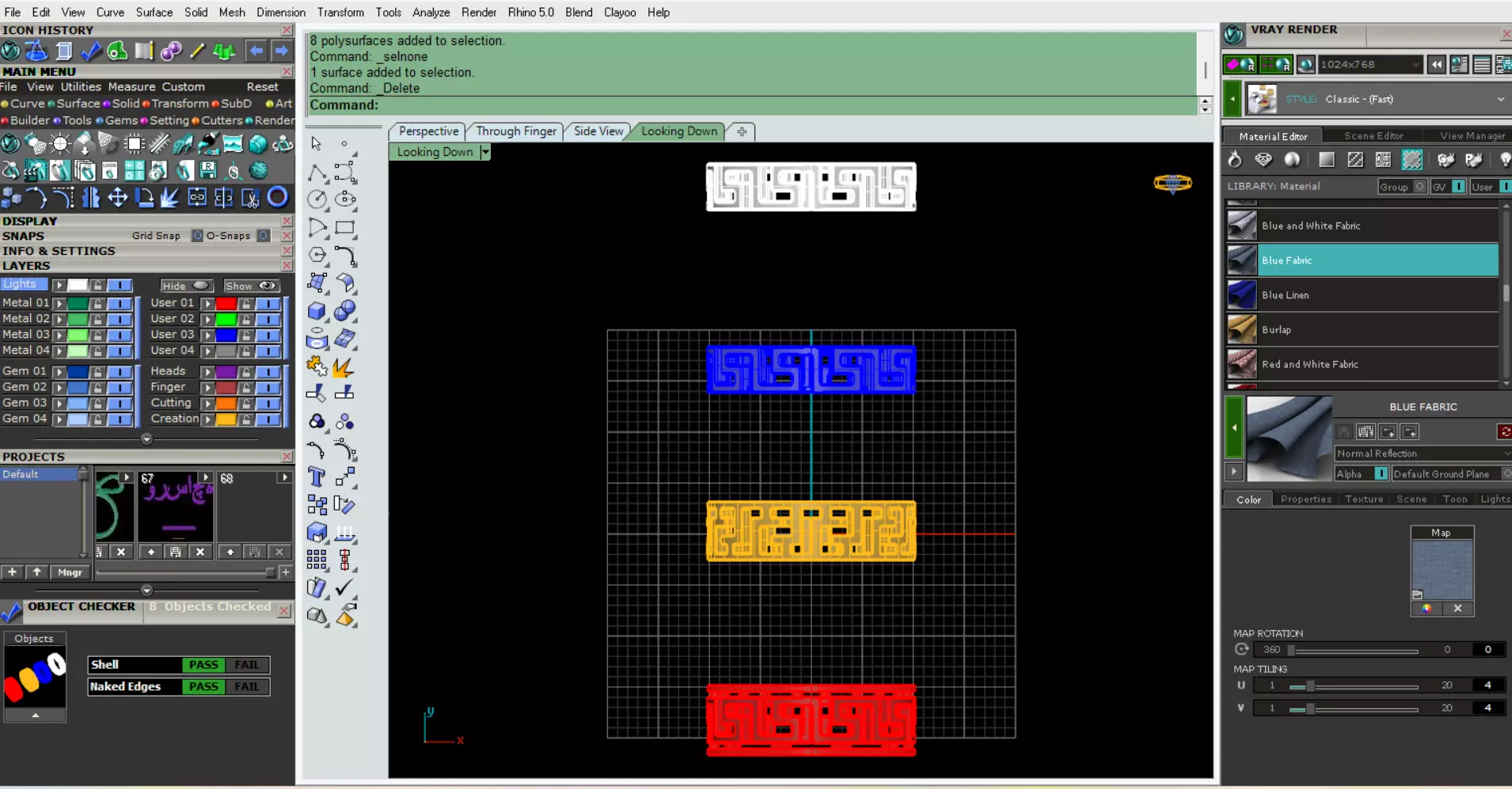 Versace ring  3D print model_3