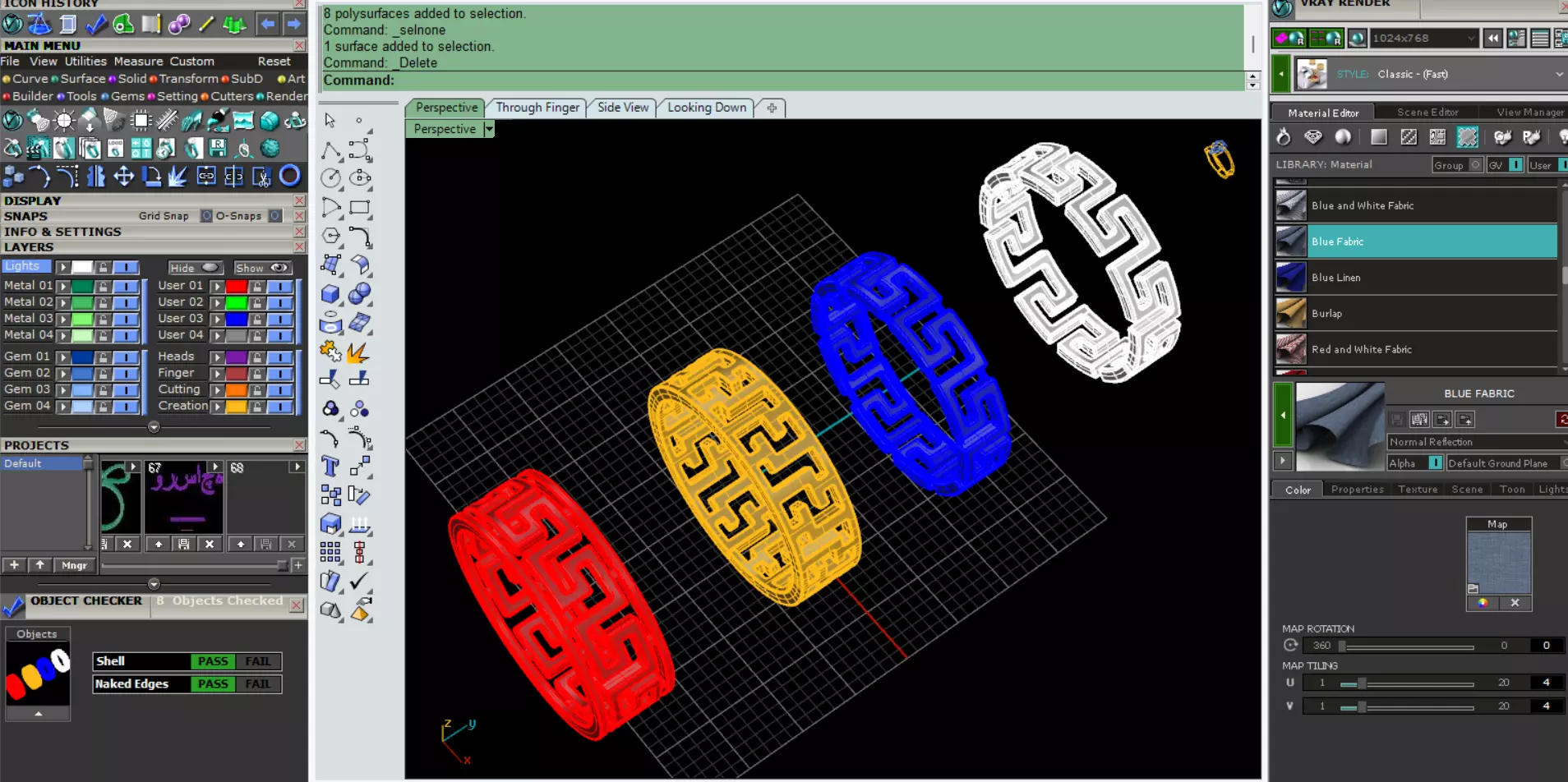 Versace ring  3D print model_4