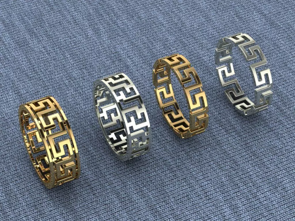 Versace ring  3D print model_0