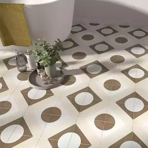 Seamless Geometric Tile Texture Set 