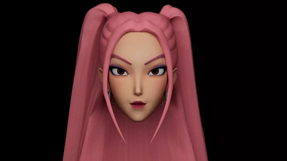 MIRA HEAD SCULPT 3D print model_6
