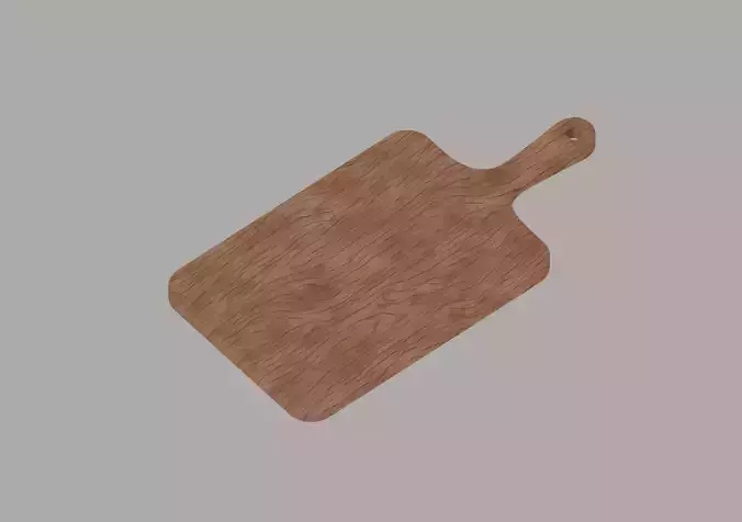 Cutting Board Low-poly 3D model