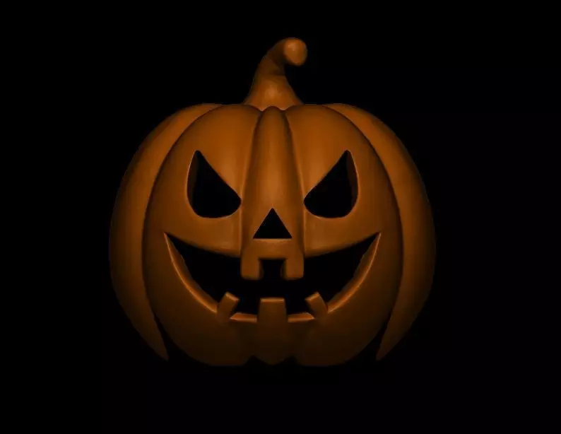 Pumpkin Candle lantern 3D print model_4