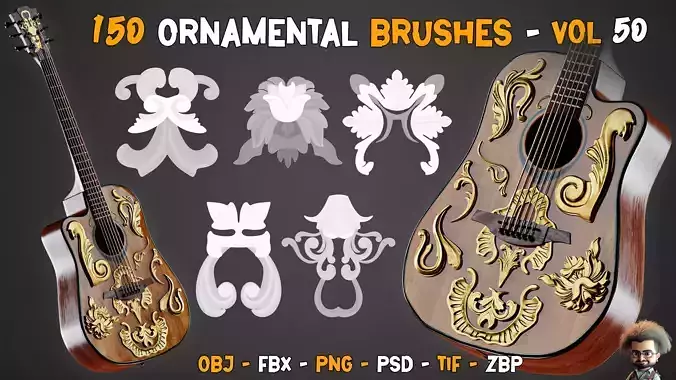 150 Ornamental Brushes and  IMM   Vol 50