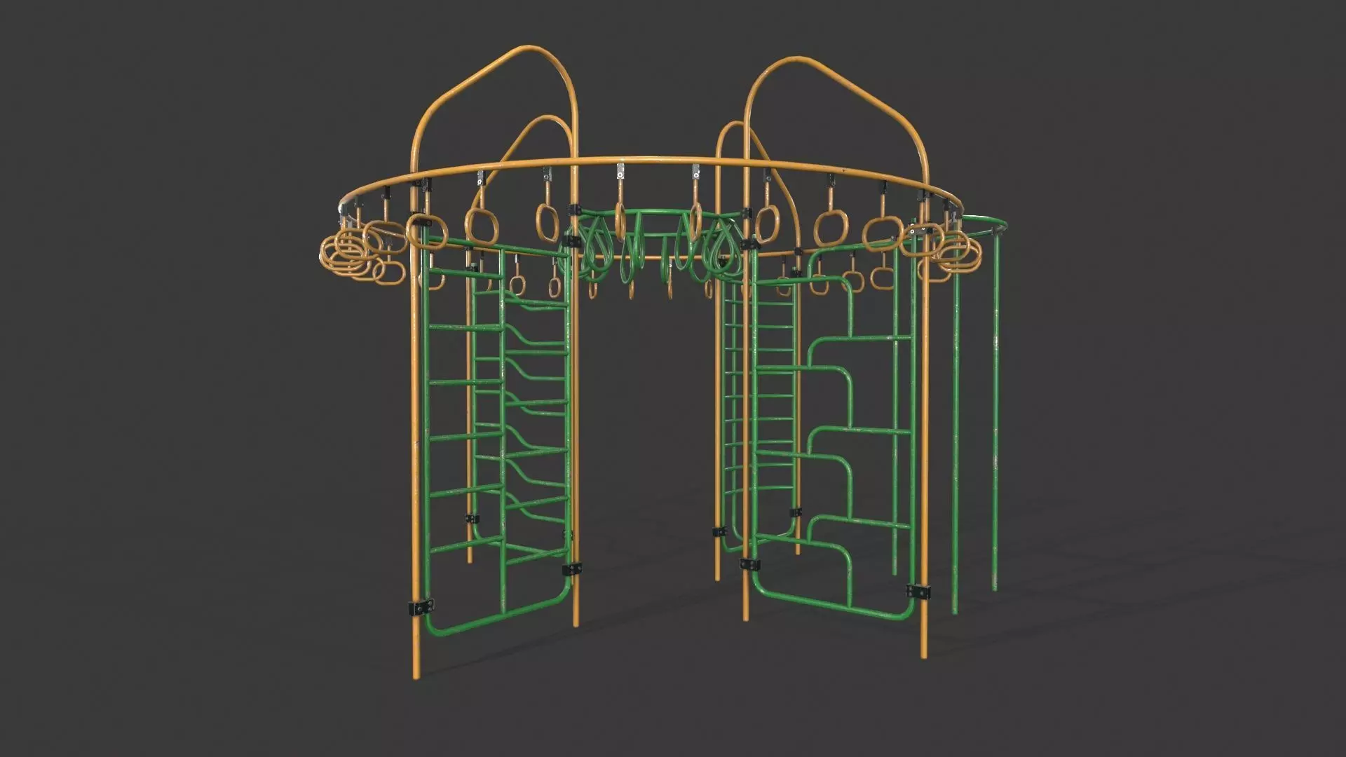 Power Tower Climber 03 Low-poly 3D model_5