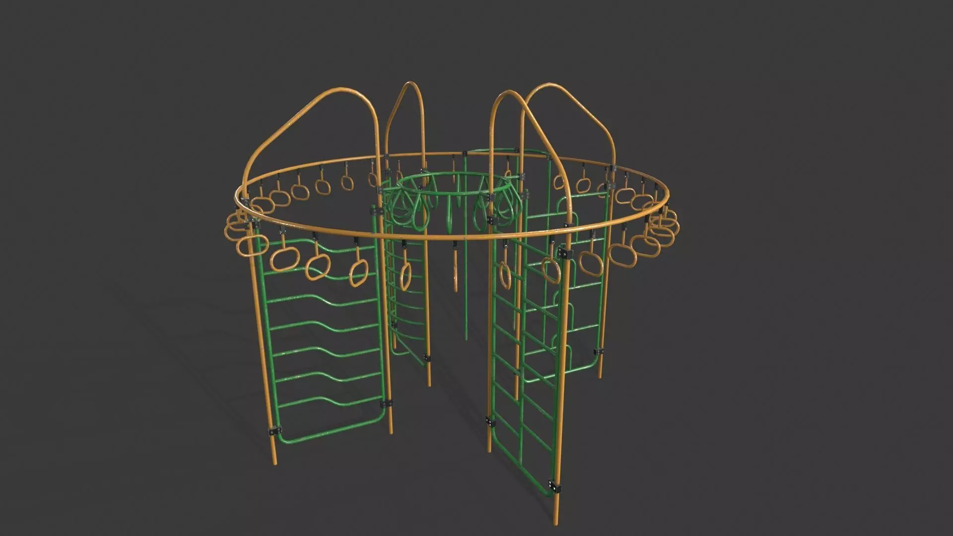 Power Tower Climber 03 Low-poly 3D model_3