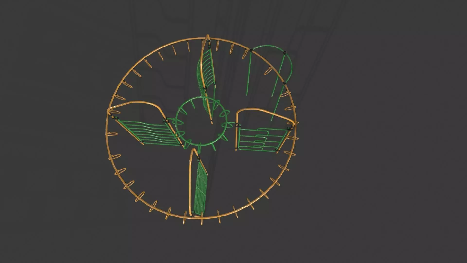 Power Tower Climber 03 Low-poly 3D model_6