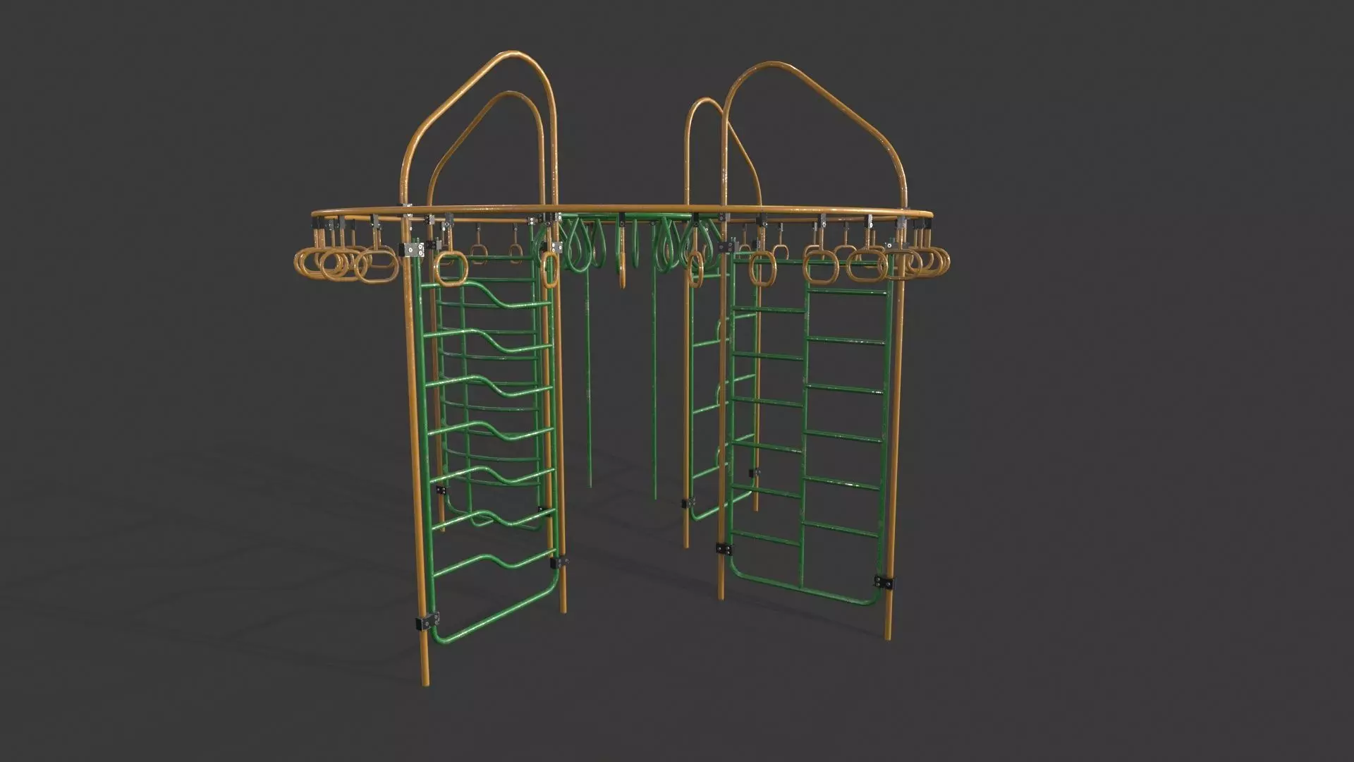 Power Tower Climber 03 Low-poly 3D model_4