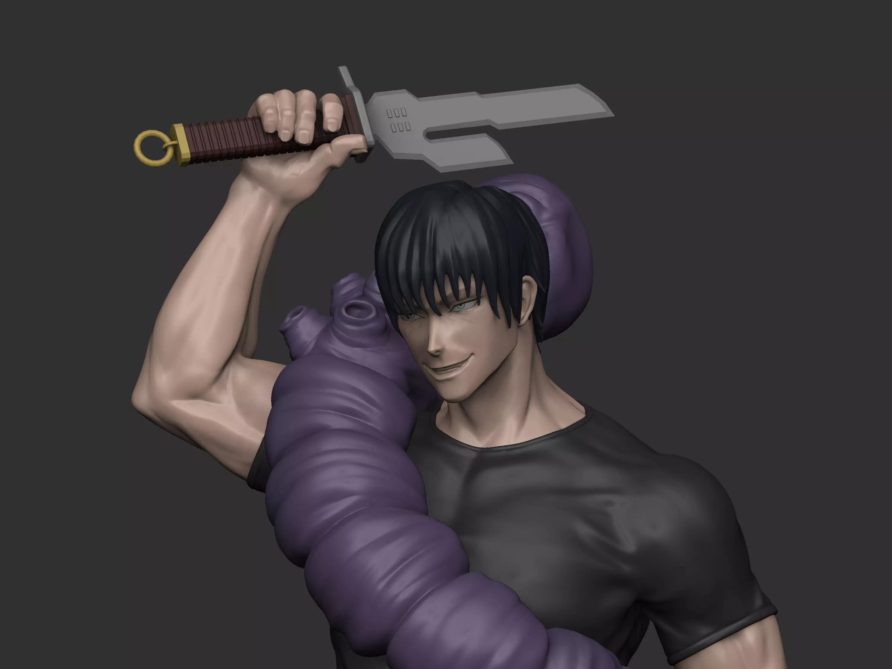 Toji Fushiguro 3D print model 3D print model_1