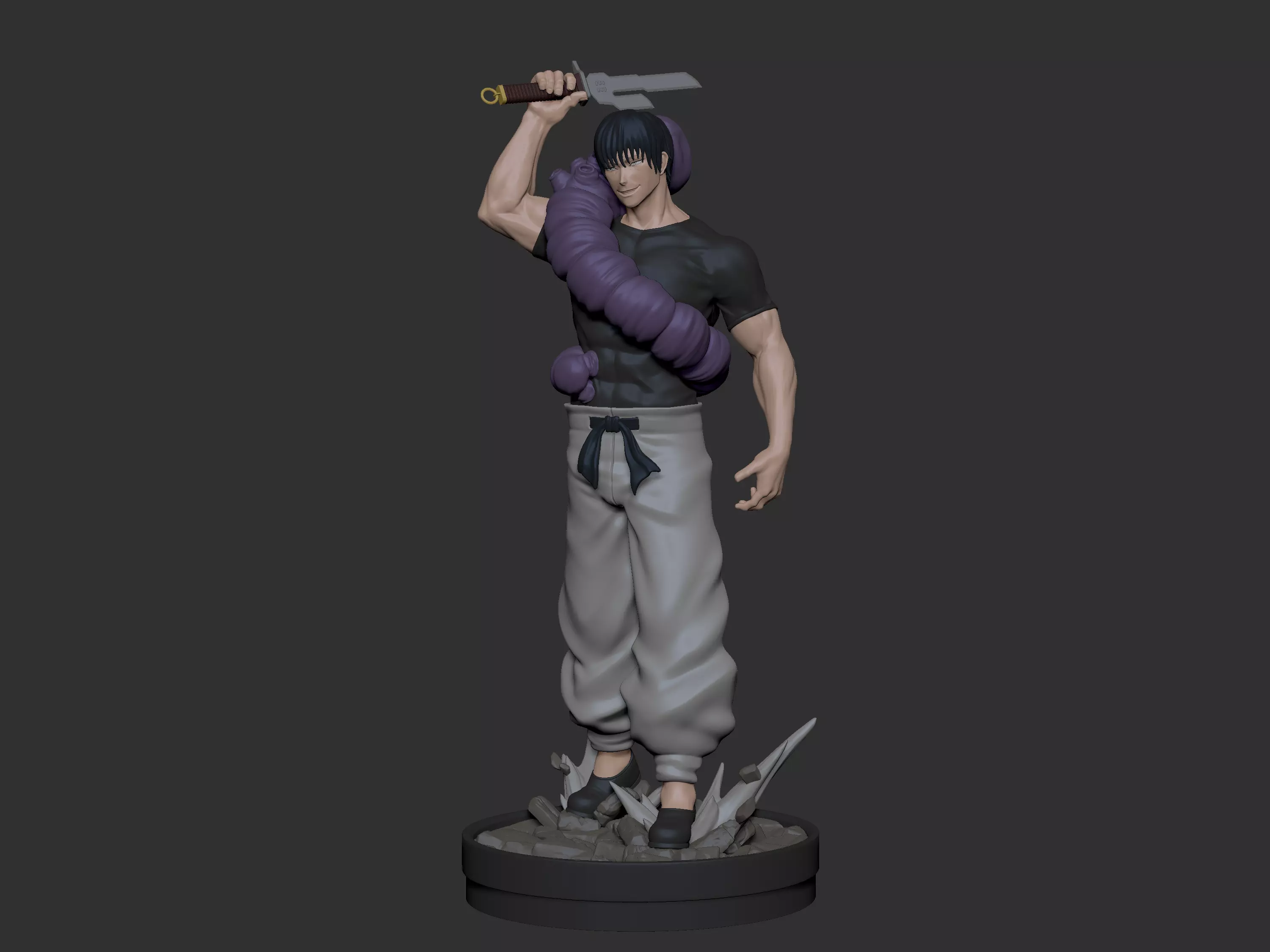Toji Fushiguro 3D print model 3D print model_0