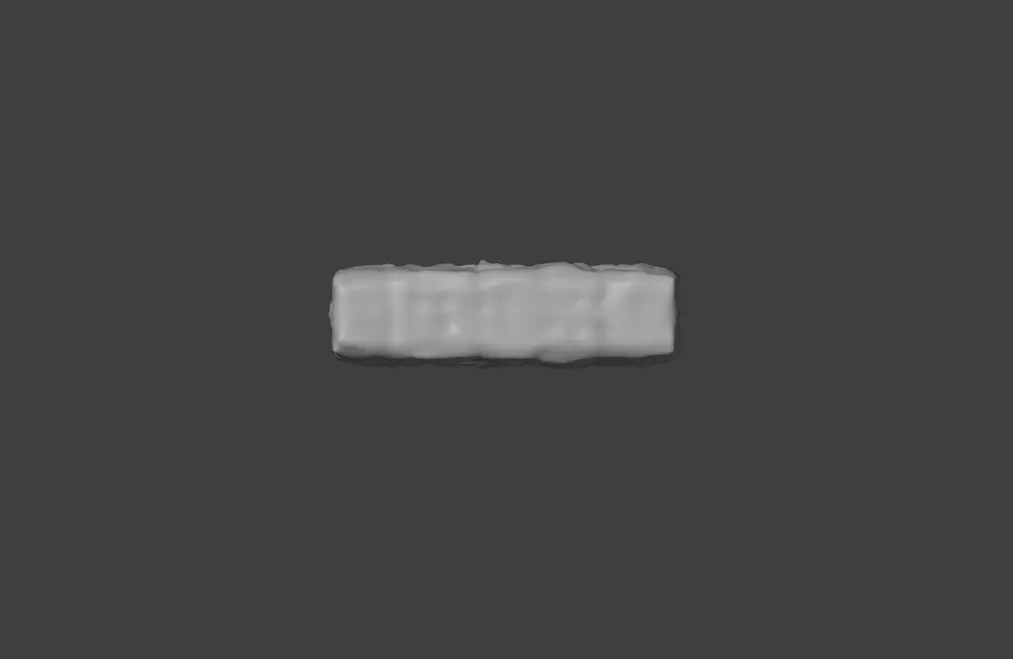 Stone Fortress Seamless Tile Low-poly 3D model_20