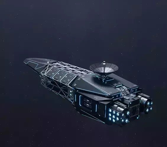 Modular Deep Space Freighter Research Vessel