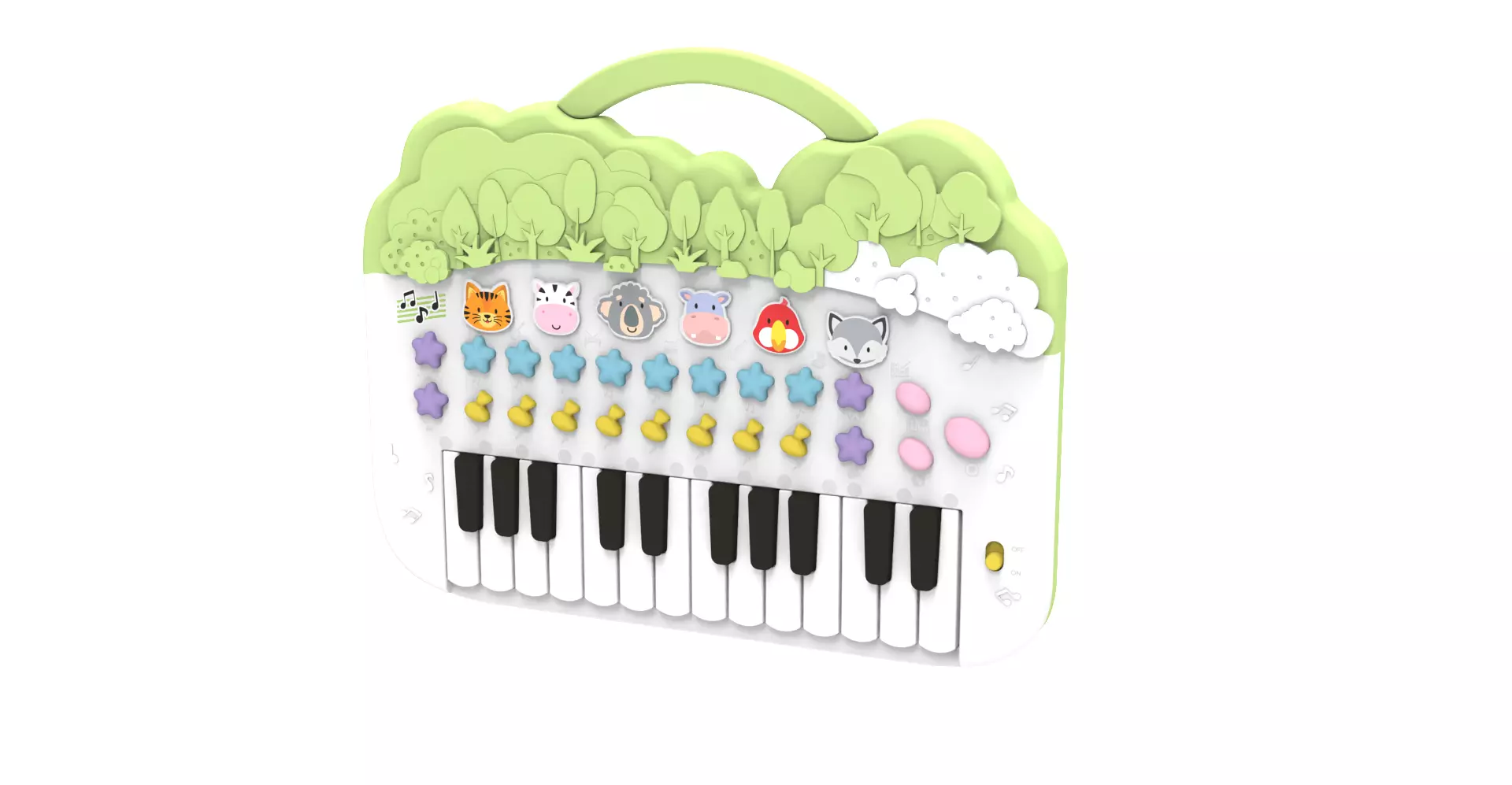 The New Animal Piano 3D print model_1