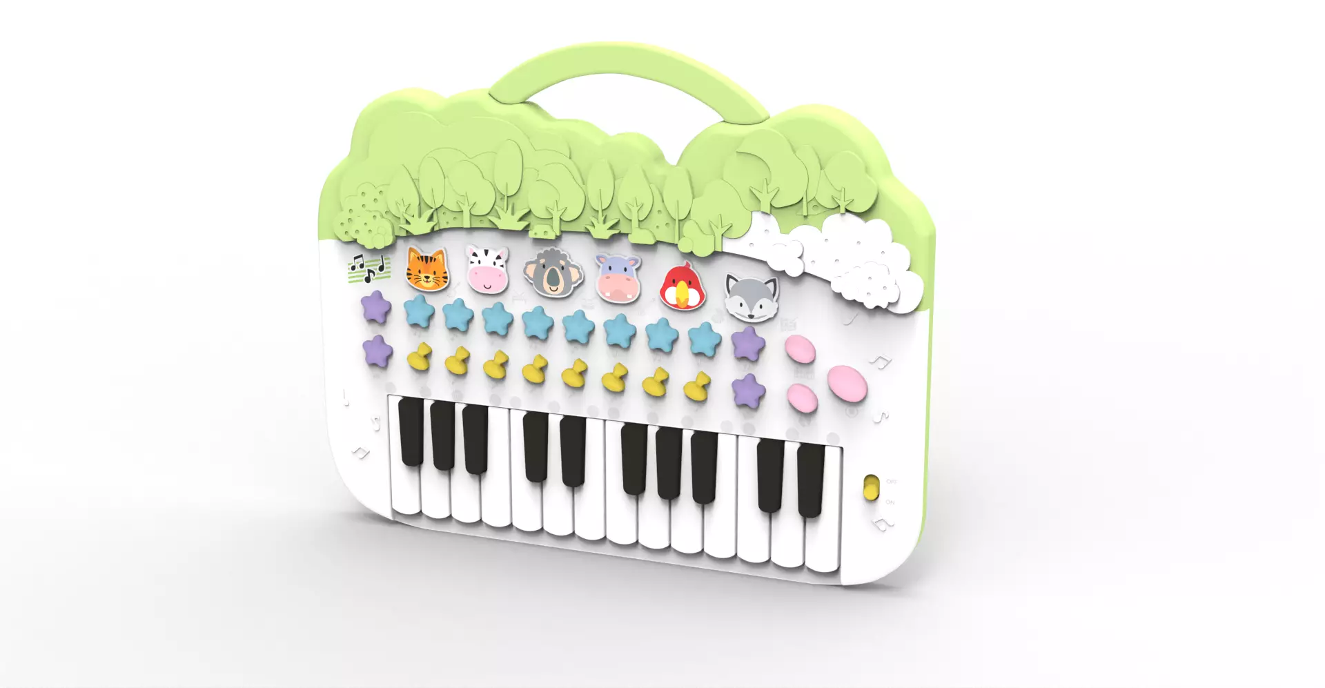 The New Animal Piano 3D print model_0