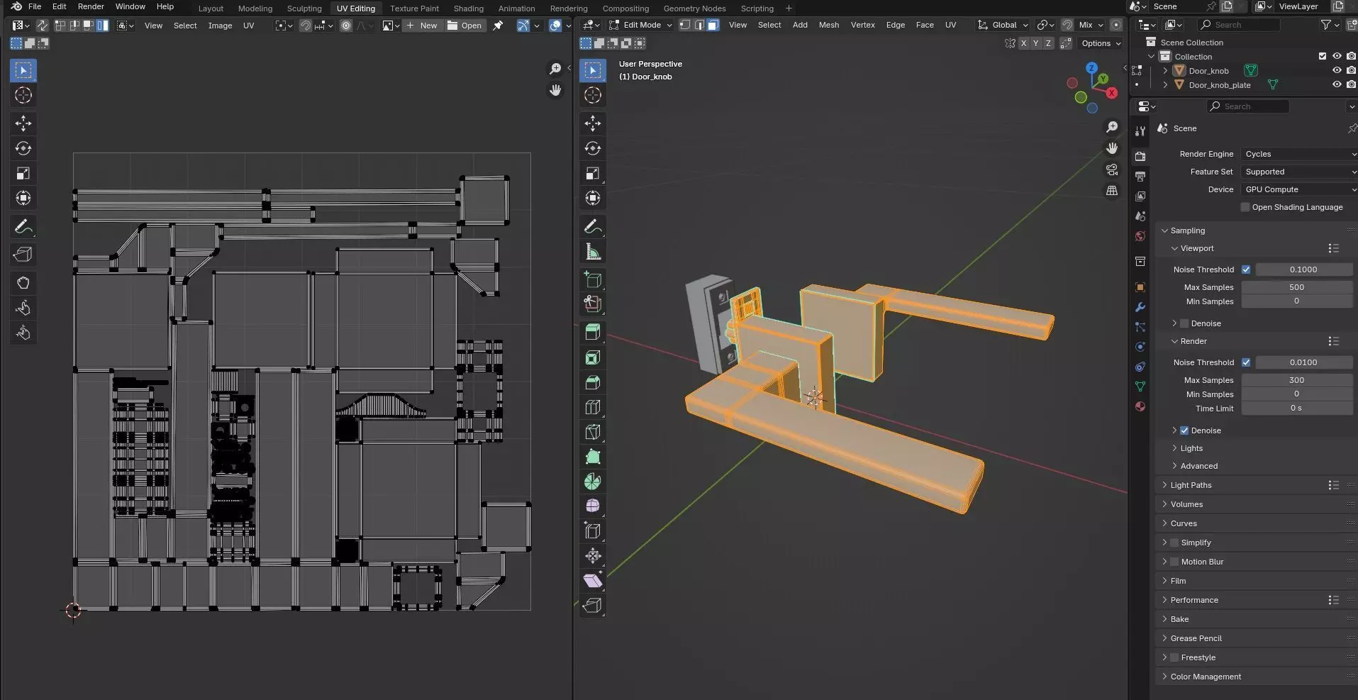 Door Knob CG3 3D model_9