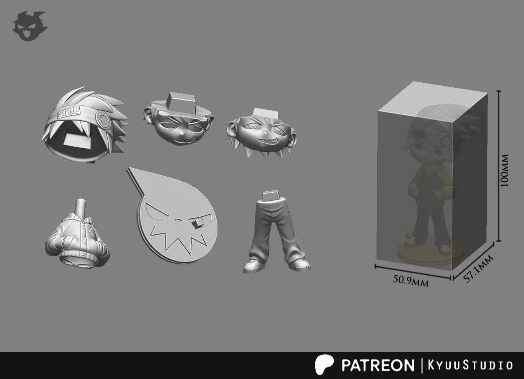 Soul Evans - Soul Eater 3D print model_4