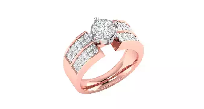Women Ring  Render 3dm STL OBJ FBX Details