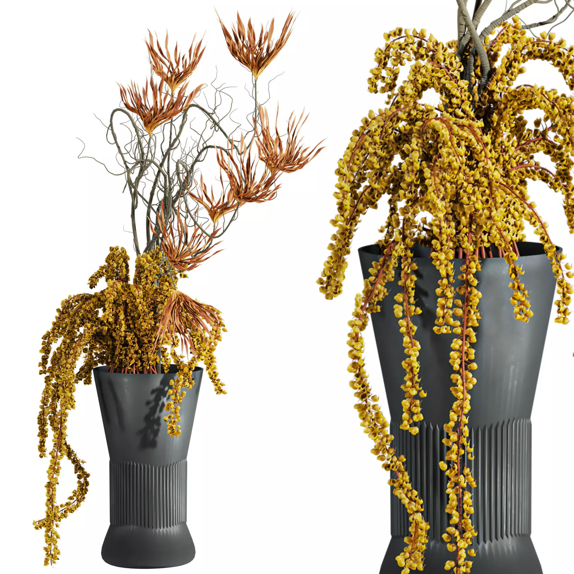 autumn bouquet 3D model_2