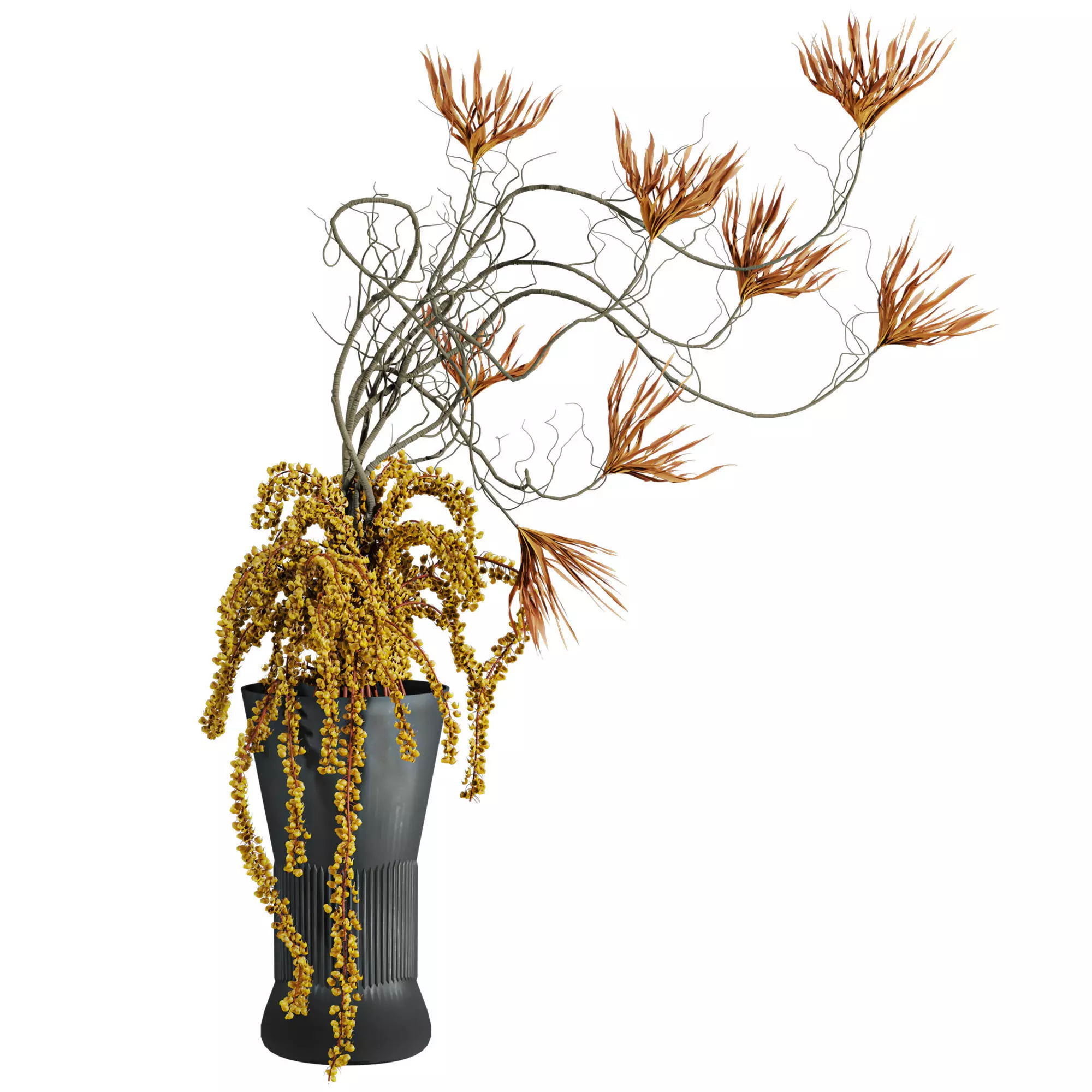 autumn bouquet 3D model_0