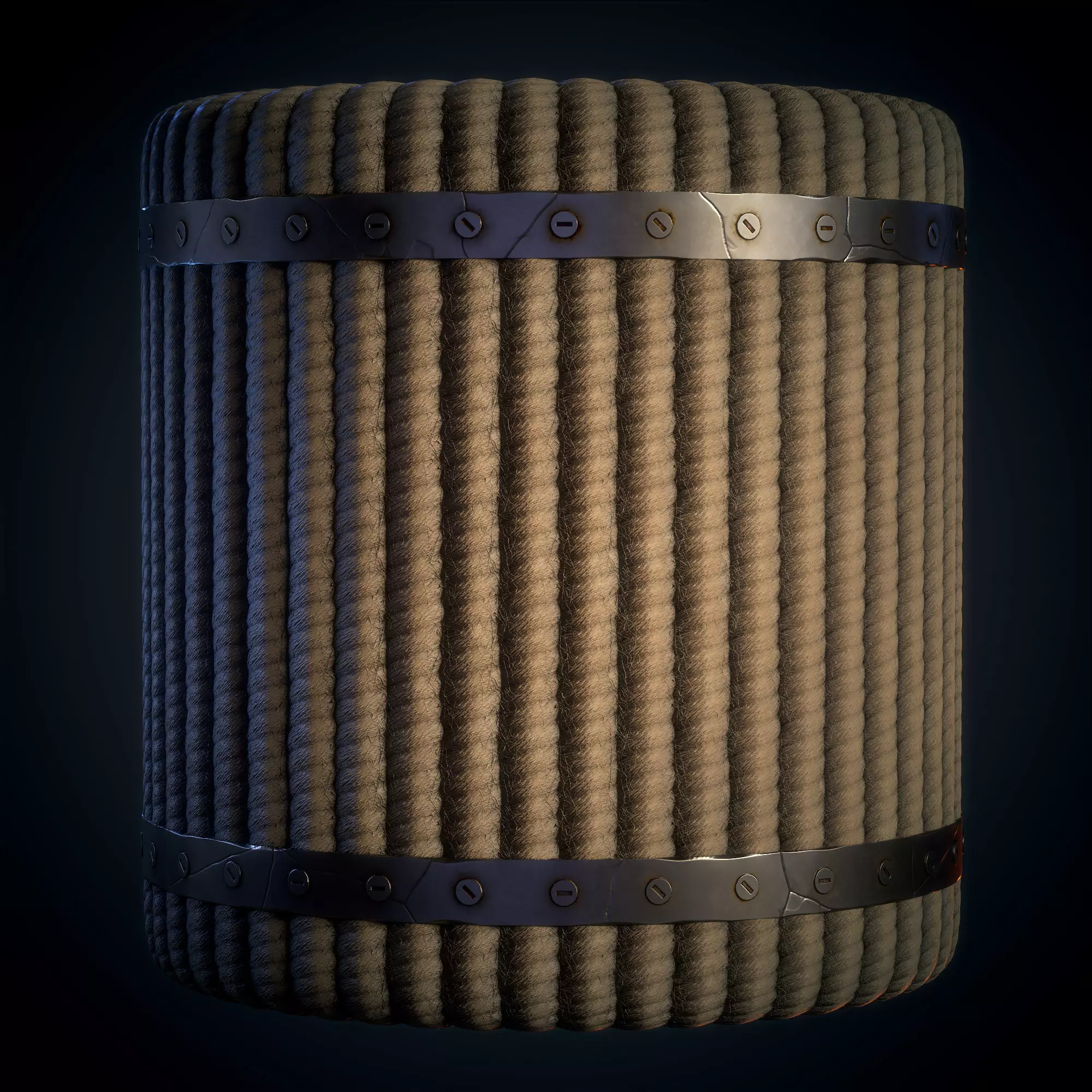 Rope with Metal Trims - Vol 01 - SBsar - Maps Texture_0