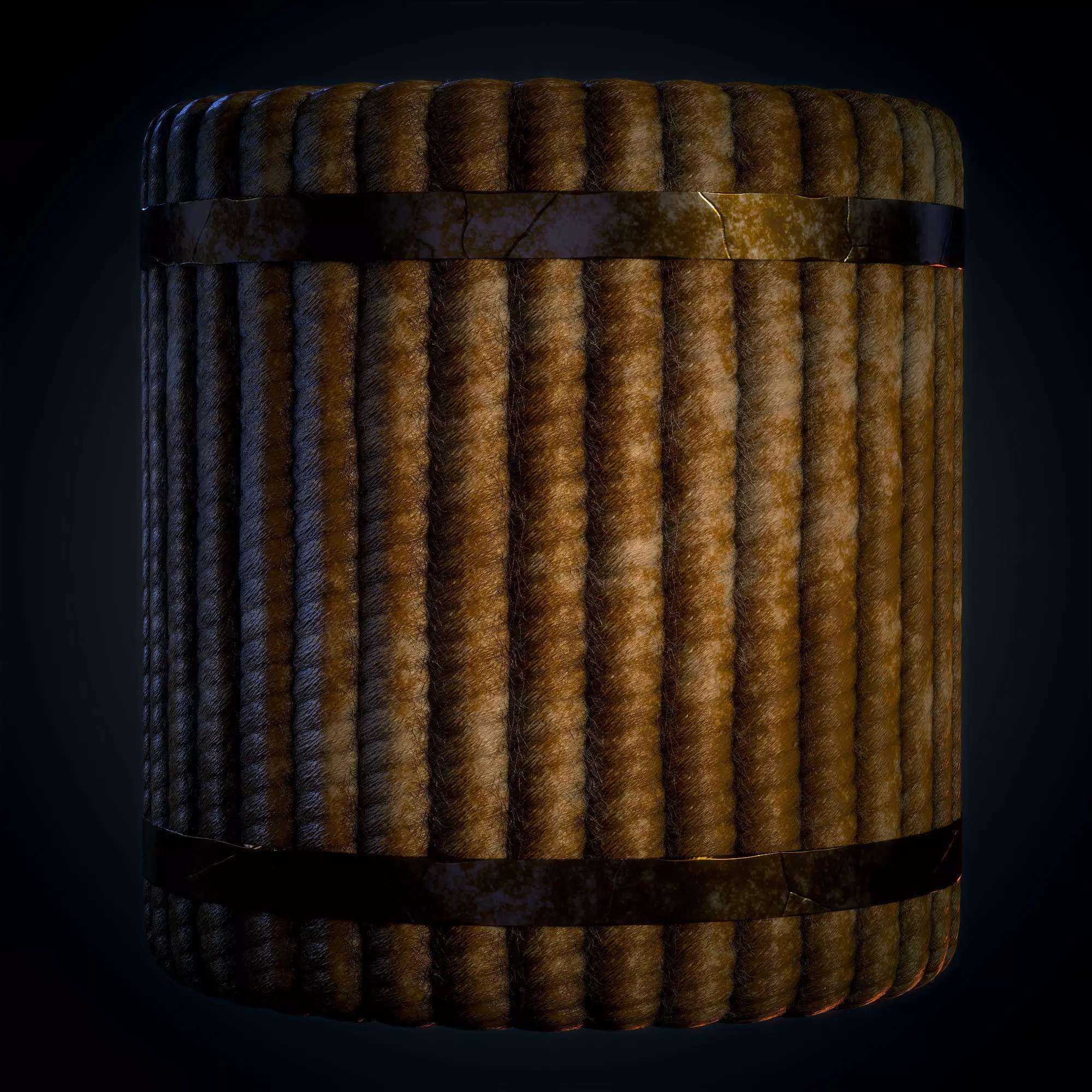 Rope with Metal Trims - Vol 01 - SBsar - Maps Texture_13