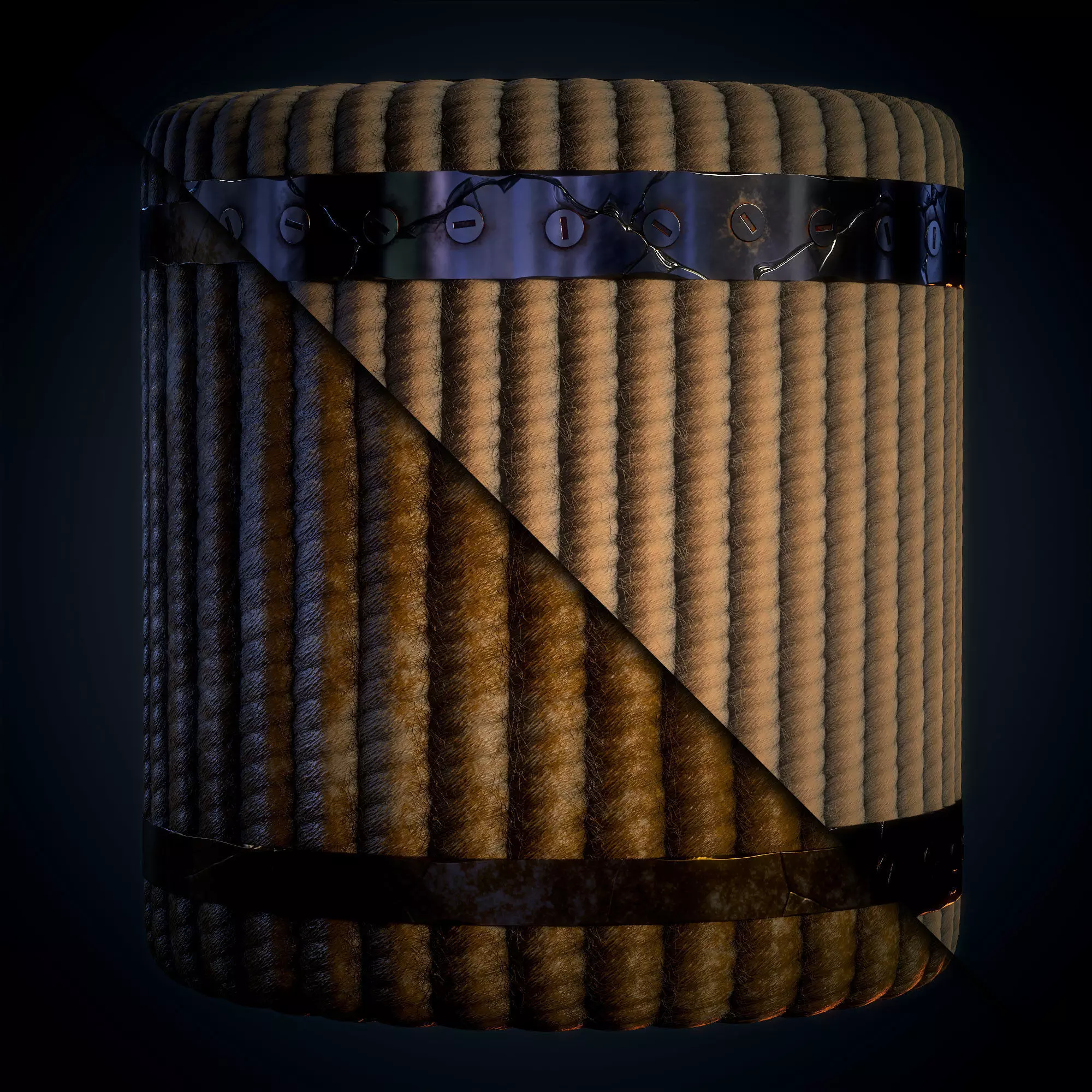 Rope with Metal Trims - Vol 01 - SBsar - Maps Texture_7