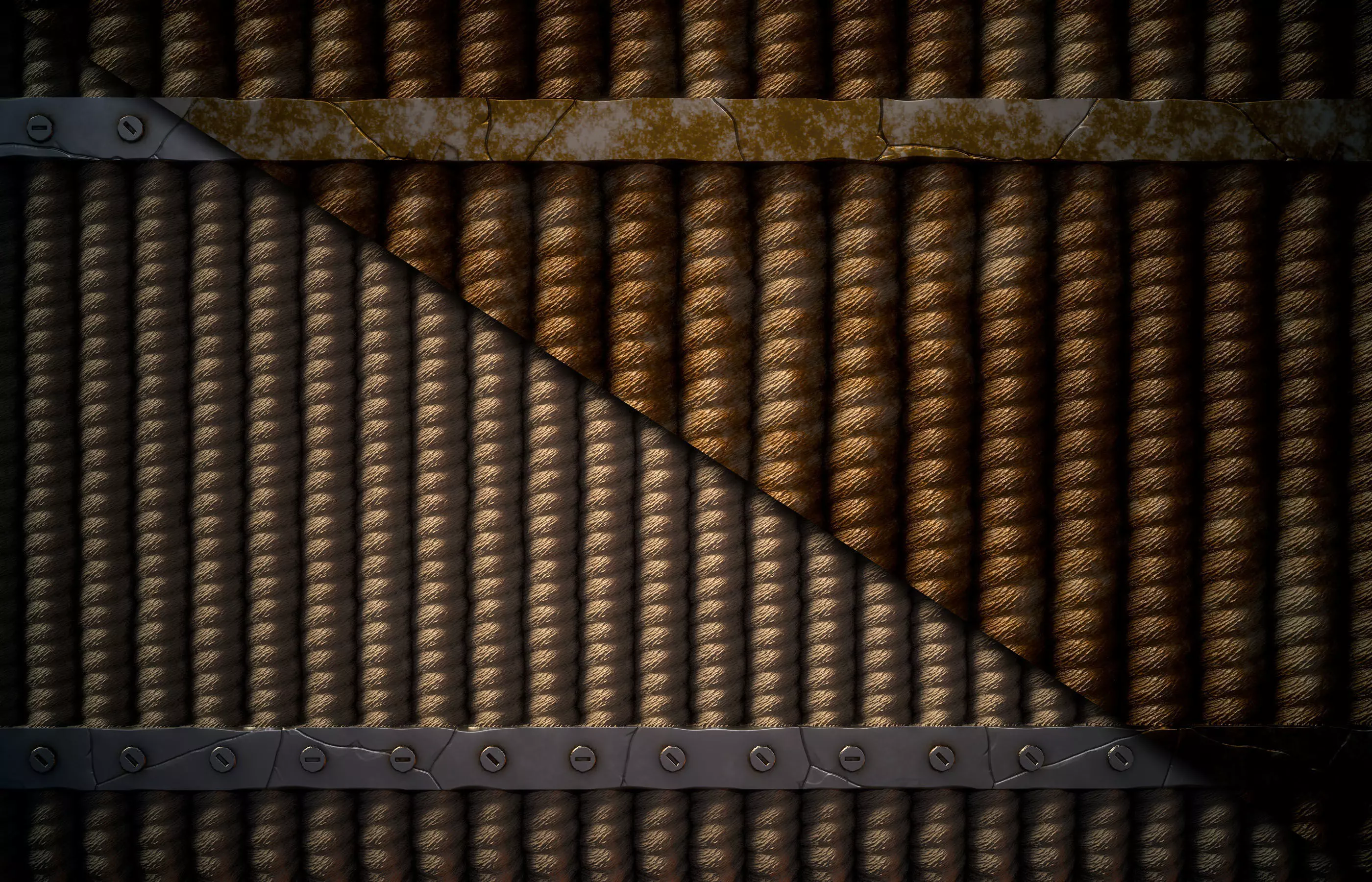 Rope with Metal Trims - Vol 01 - SBsar - Maps Texture_3