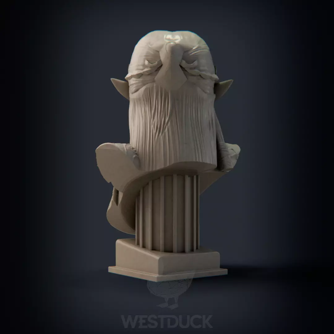 Princess Zelda - LOZ Twilight Princess bust 3D print model_6