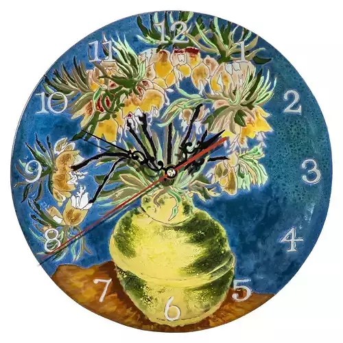 Hand Painted Ceramic Clock Face