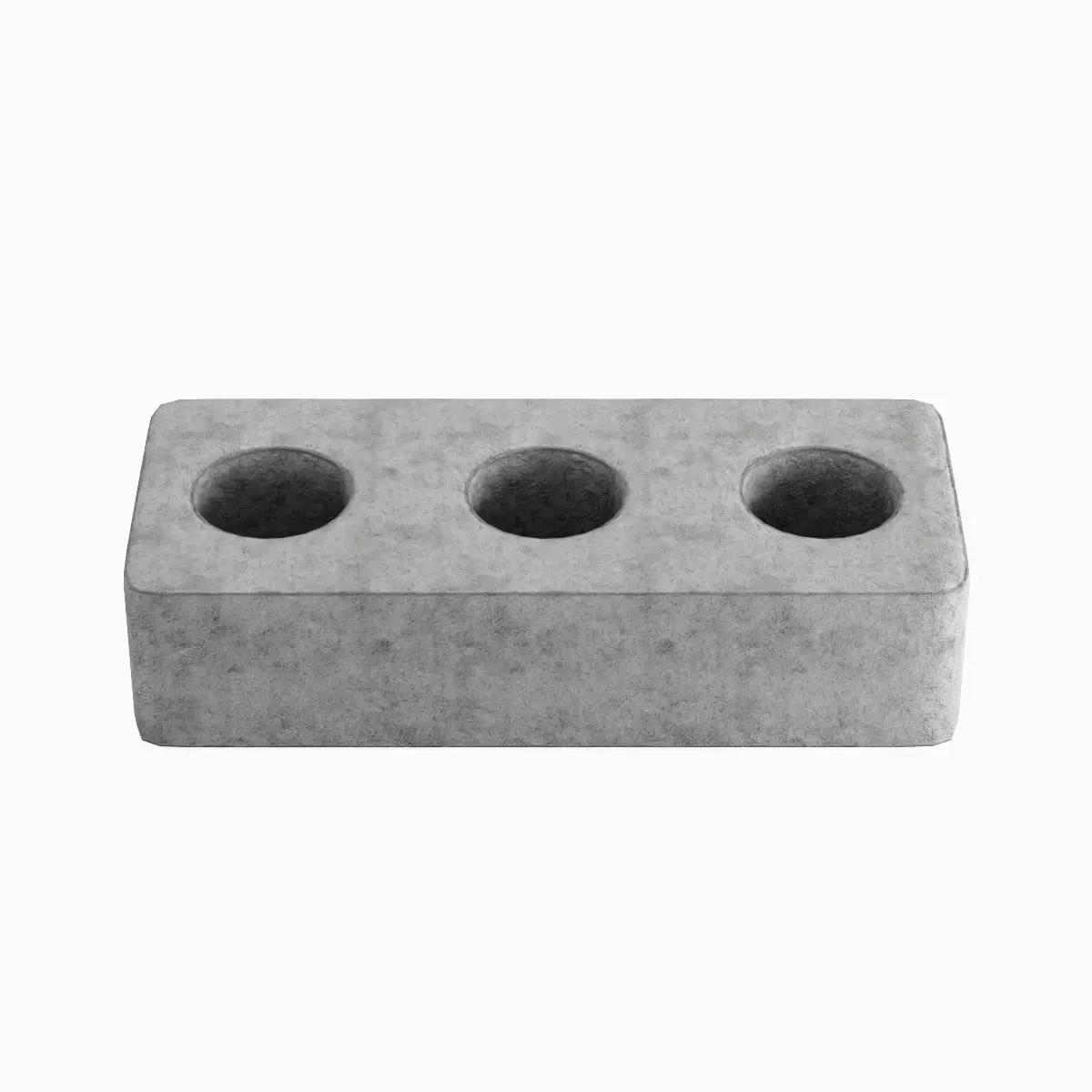 Concrete Brick B 01 Low-poly 3D model_4