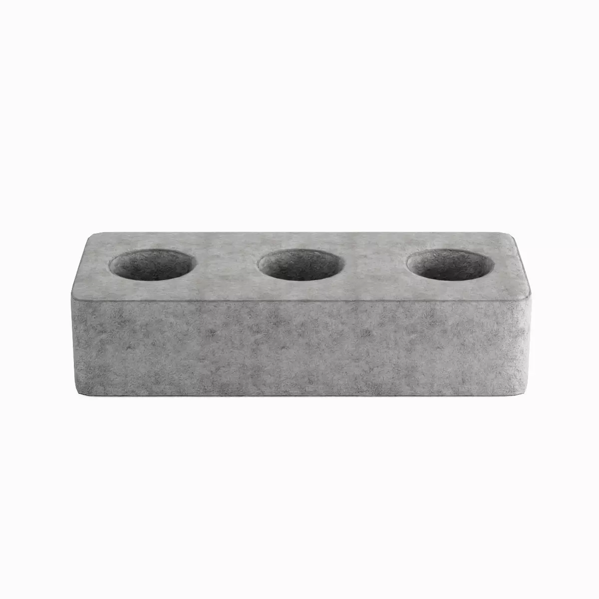 Concrete Brick B 01 Low-poly 3D model_1