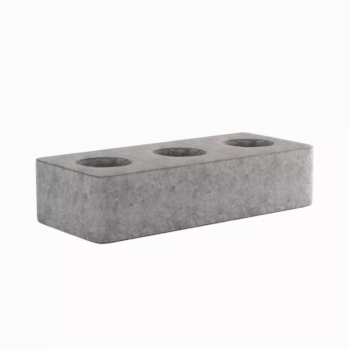 Concrete Brick B 01 Low-poly 3D model_2