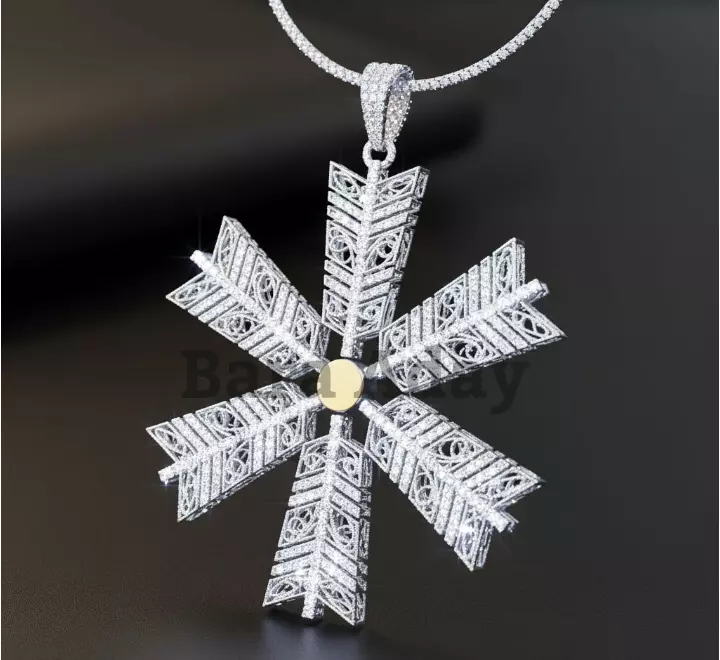 Rays of Elegance Necklace 3D print model_0