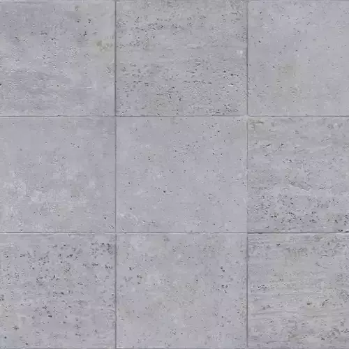 Grey Travertine Tile PBR Texture
